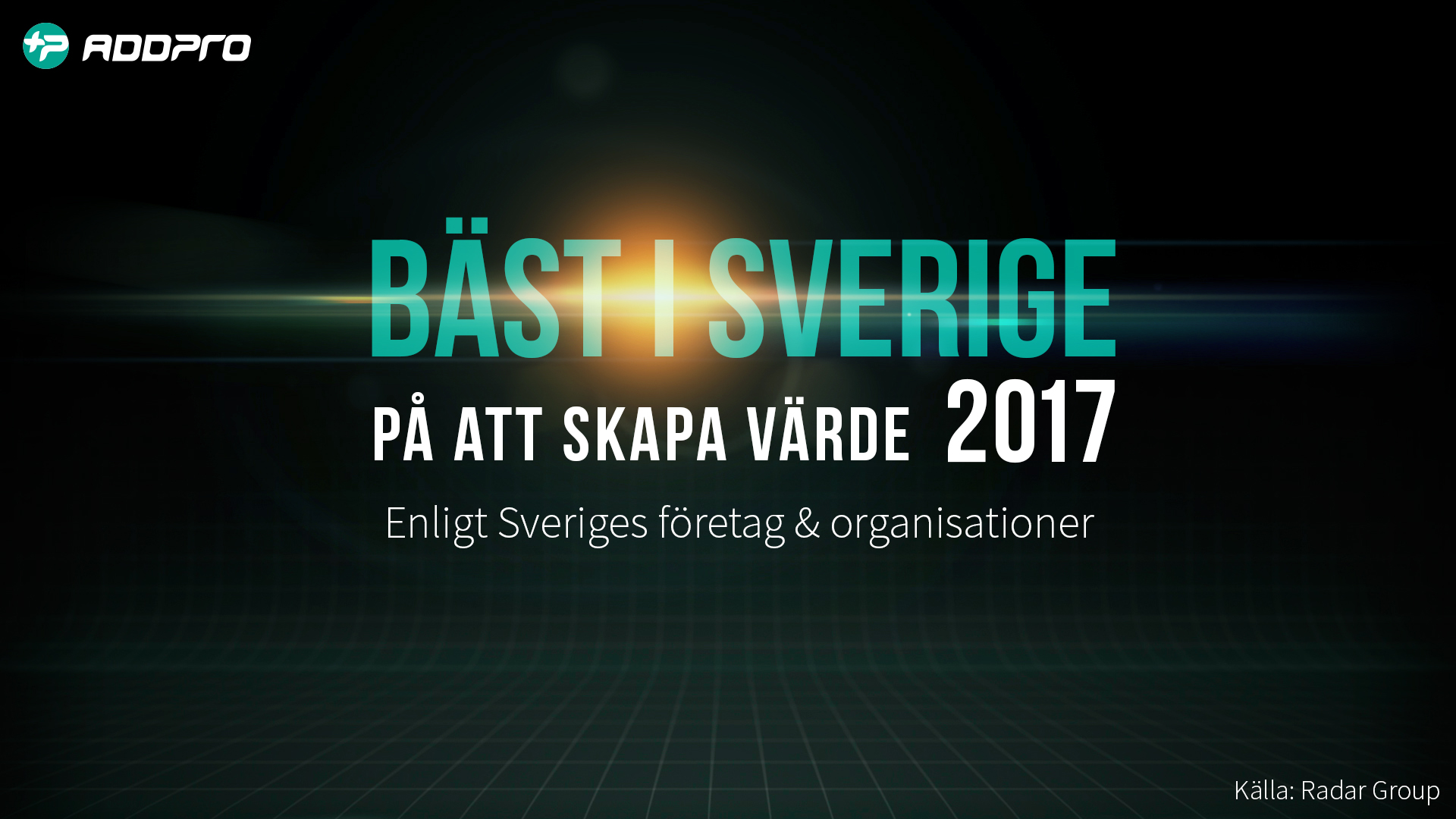 AddPro är bäst i Sverige på att leverera värde – Igen!